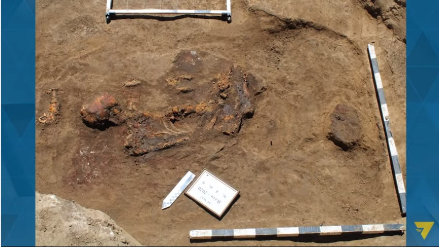 Під Маріуполем розкопали курган кімерійців віком понад 5 тисяч років