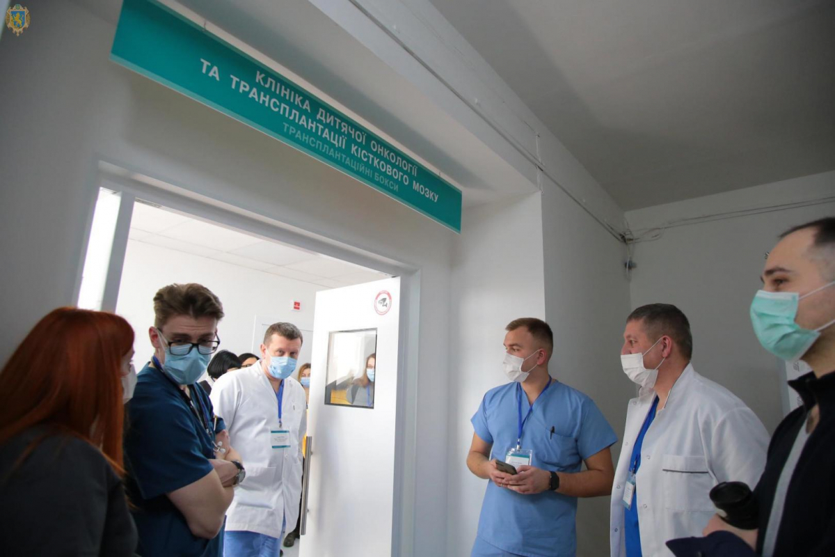 На Львівщині відкрили Клініку трансплантації кісткового мозку дітям