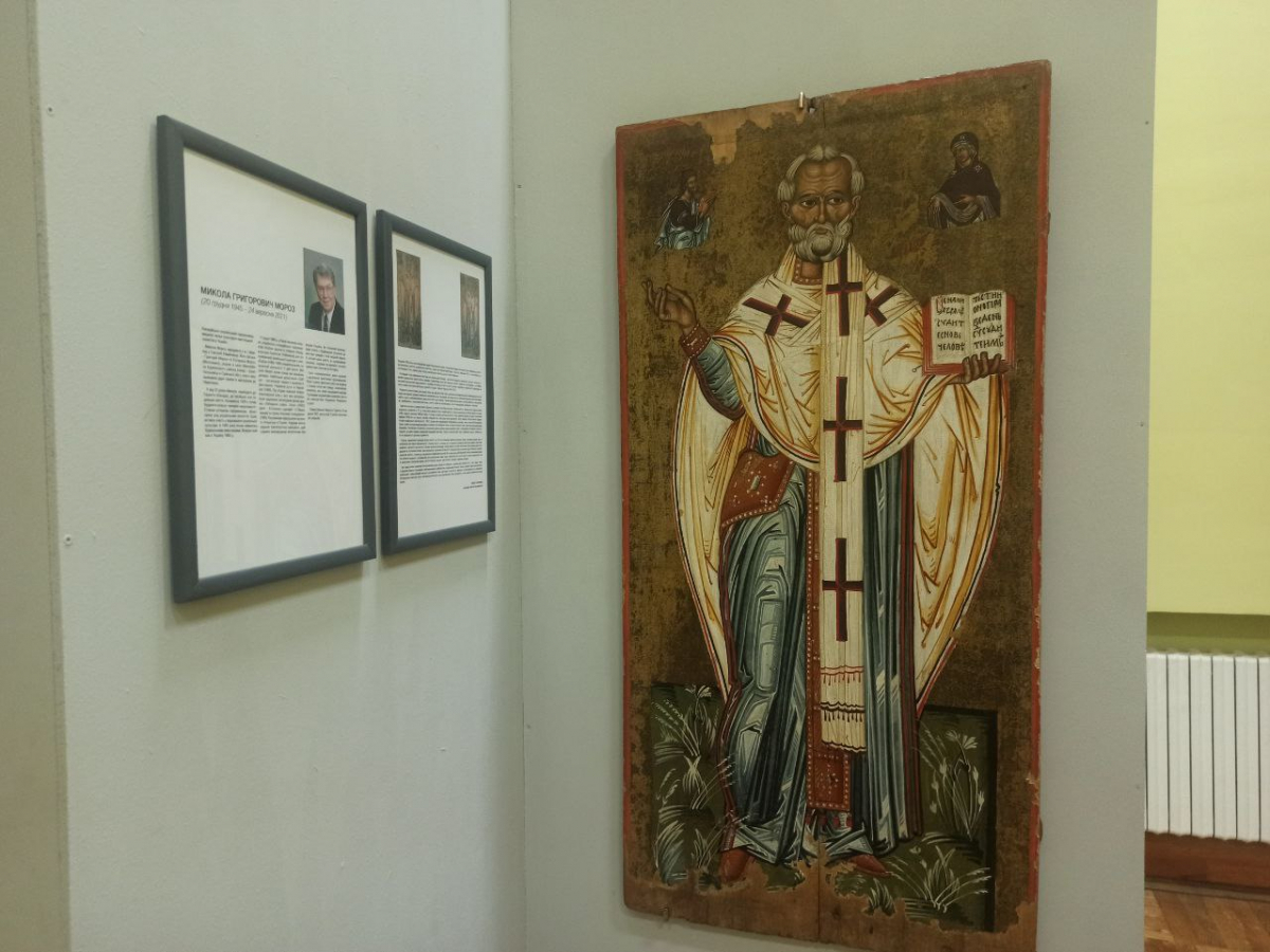 У музеї Шептицького показали унікальну відреставровану ікону св. Миколая XVI ст.