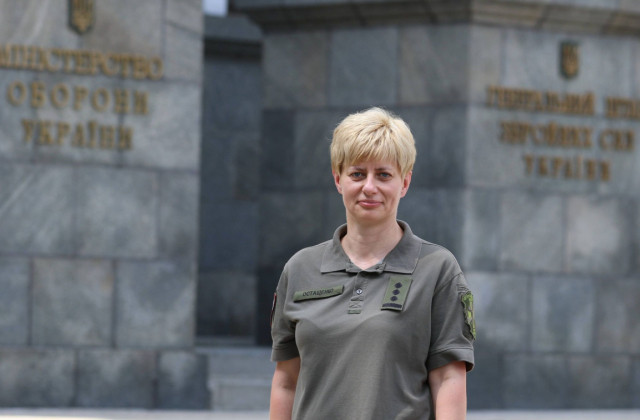 Тетяна Остащенко, фото - пресслужба Міноборони