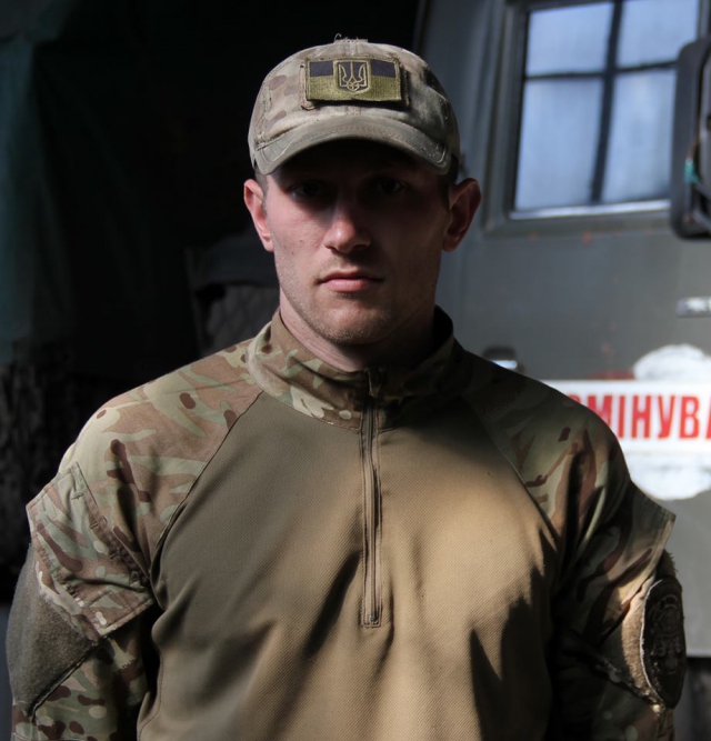 Євген Сарнавський (позивний «Юджин»). Фото з ФБ 72-ї бригади.