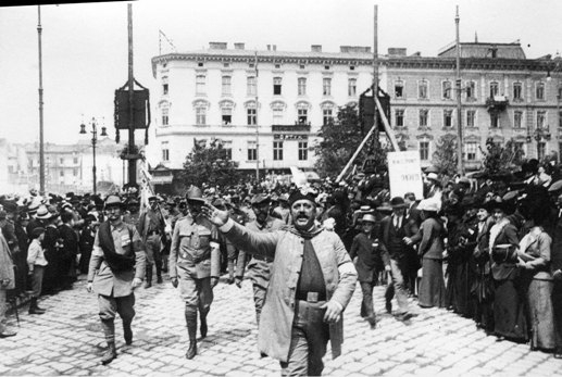 Парад товариства «Сокіл» у Львові, 1914 рік.