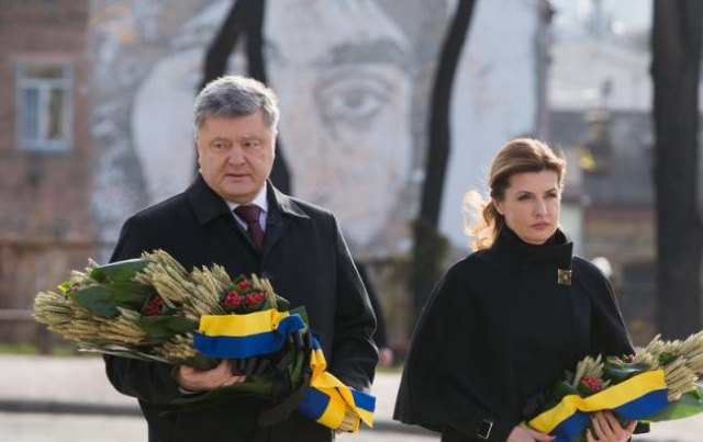 Президент України Петро Порошенко з дружиною. Фото ілюстративне