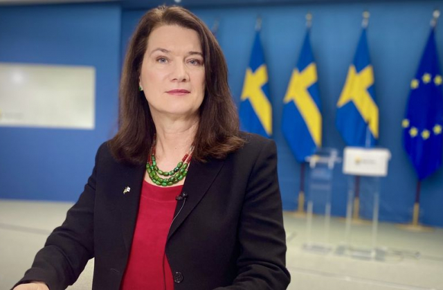 Голова ОБСЄ, міністерка закордонних справ Королівства Швеція Анн Лінде.