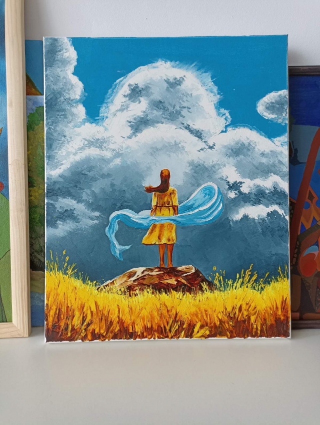 Фото: Картина «Душа України» - один із лотів аукціону.