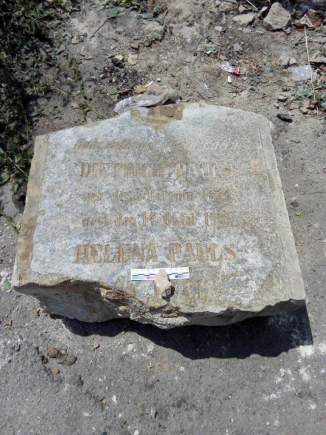 У Запоріжжі знайшли німецькі надгробки Фото: Depo.ua