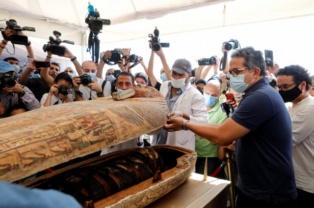 У Саккарі знайшли 59 уцілілих саркофагів знаті та жерців Фото: Reuters