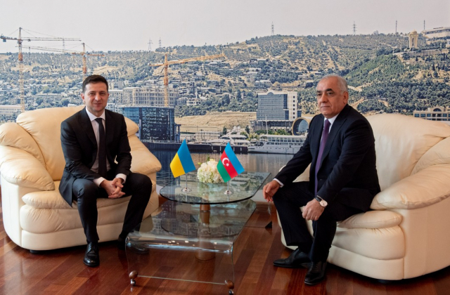 Володимир Зеленський зустрівся з Прем’єр-міністром Азербайджанської Республіки Алі Асадовим