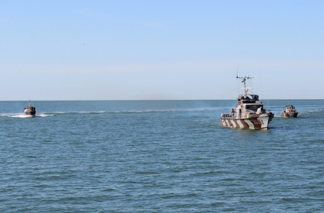 В Азовському морі під контролем Морської охорони перебувають всі загрозливі напрямки