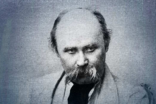 Тарас Шевченко, фотографія 1860 року невідомого автора