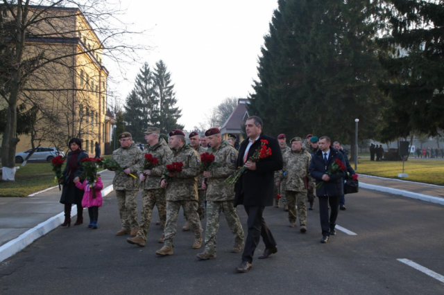 Ганущин привітав військових 80-тої окремої десантно-штурмової бригади