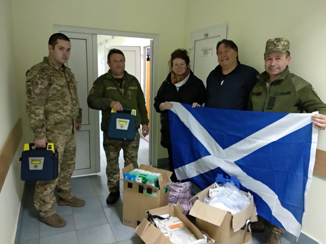 Львівський військовий госпіталь отримав гуманітарну допомогу