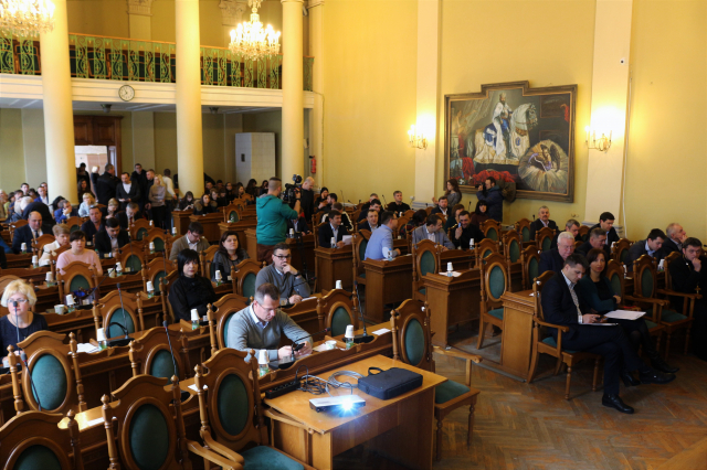 Засідання сесії Львівської міської ради. Фото Гал-інфо Олена  Ляхович