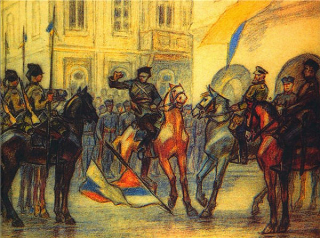 Київ 31 серпня 1919 року. Картина Леоніда Перфецького