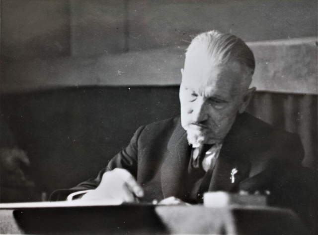 Президент УНР в екзилі Андрій Лівицький. Ймовірно 1947-1949 рр.