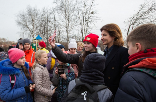 На Сумщині Марина Порошенко ознайомилася із системою соціальних послуг