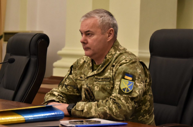 Командувач об’єднаних сил Збройних Сил України генерал-лейтенант Сергій Наєв.
