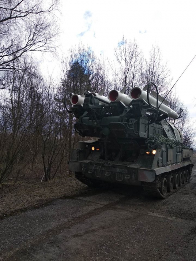 На Львівщині тривають тактичні навчання зенітних ракетних підрозділів Повітряних сил