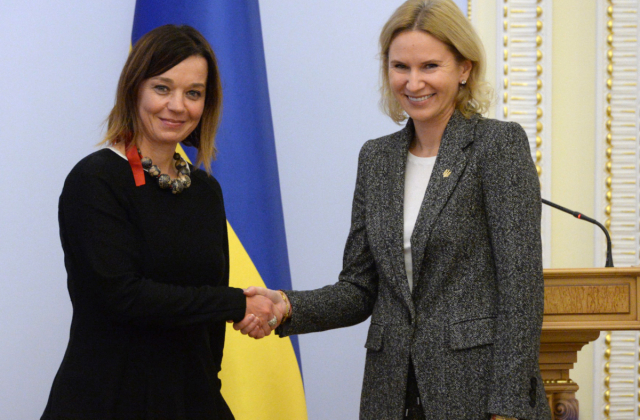Заступниця Голови Верховної Ради України Олена Кондратюк зустрілася з Державним секретарем МЗС Республіки Словенія Сімоною Лесковар.