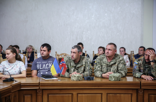 У Тернополі проходять курси перепідготовки військових за проектом "Україна — Норвегія"