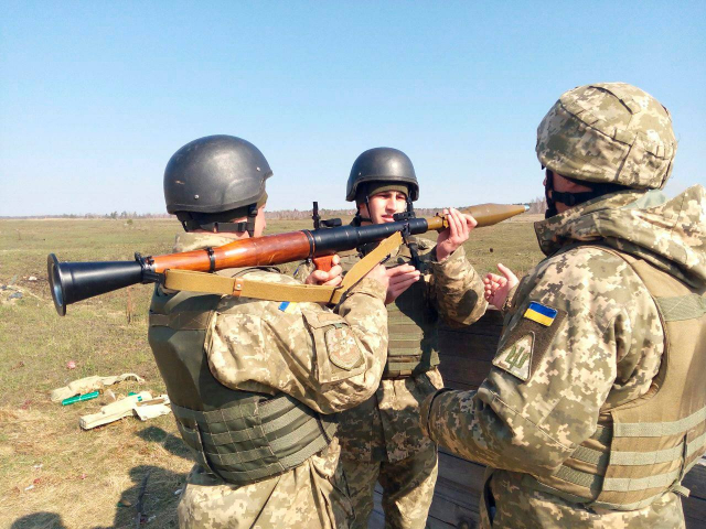 Зенітники Львівщини вправляються у бойовій стрільбі