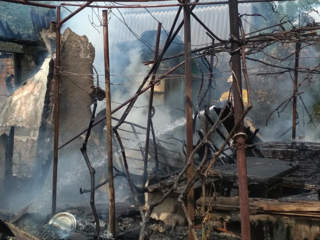 На Львівщині сталась пожежа на території дачного кооперативу