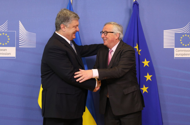 Президент України у Брюсселі провів зустріч з Президентом Європейської Комісії
