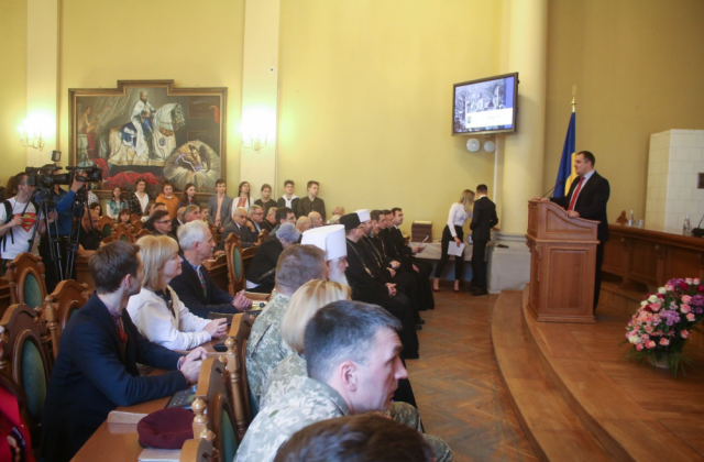 Олександр Ганущин привітав громаду Львова із Днем міста