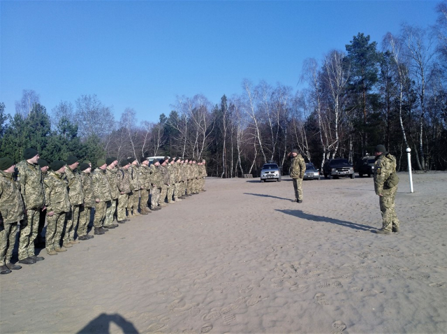 На Львівщині військові правоохоронці складали заліки із вогневої підготовки