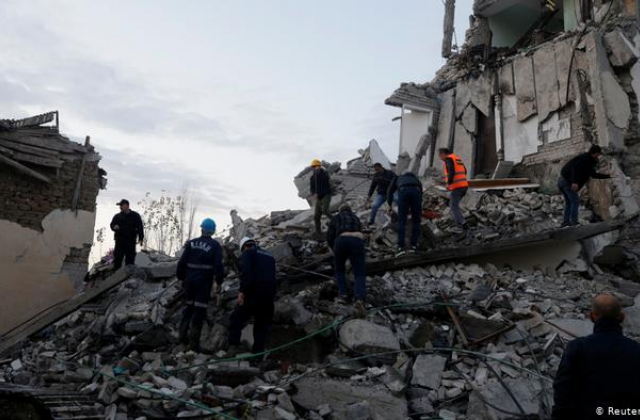 Наслідки землетрусу в Албанії