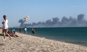 Фото з відкритих джерел: вибух в окупованому Криму