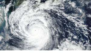 Тайфун Нанмадол, який наближається до південного заходу Японії.Фото - NASA