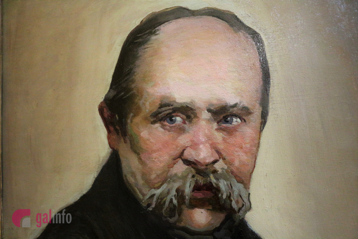 Портрет Тараса Шевченка, 1920-ті роки, фанера, олія. Серія 