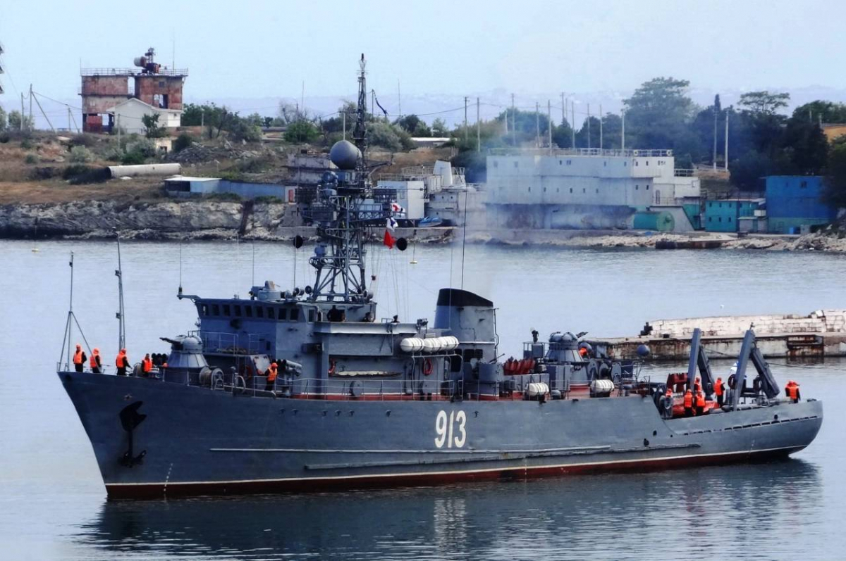 Силами оборони України знищено морський тральник “Ковровець”