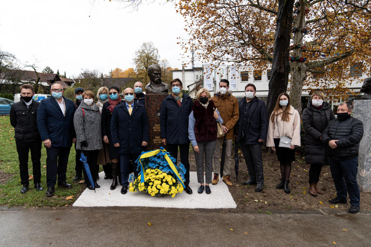 У Словенії урочисто відкрили пам’ятник Тарасу Шевченку