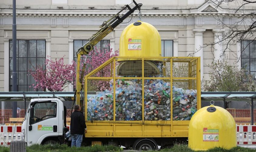 У березні Львівспецкомунтранс зібрав майже 20 тонн пластику