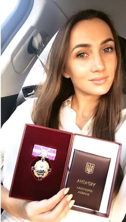Гімнастку з Криму нагородили орденом княгині Ольги II ступеня