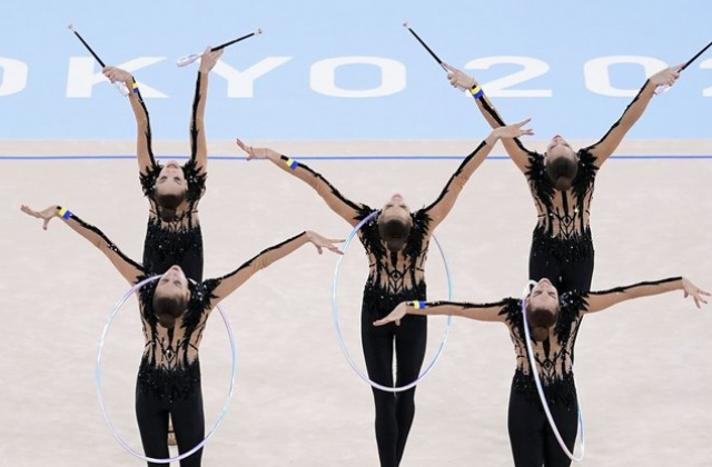 Українська команда з художньої гімнастики, фото - "Суспільне"
