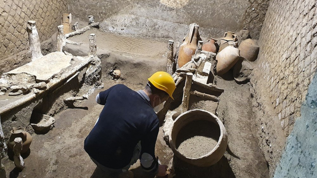 Під час розкопок вілли I ст. Чівіта-Джуліана біля Помпеїв в Італії археологи знайшли кімнату для рабів Фото: pompeiisites.org
