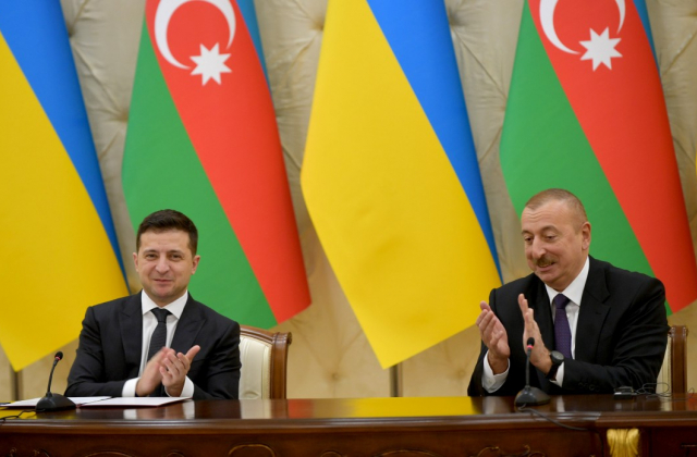 Володимир Зеленський провів зустріч з Президентом Азербайджану Ільхамом Алієвим у Баку