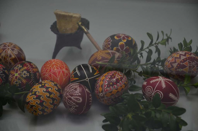 Експозиція виставки «Великдень на Жидачівщині». Фото - Гал-інфо.
