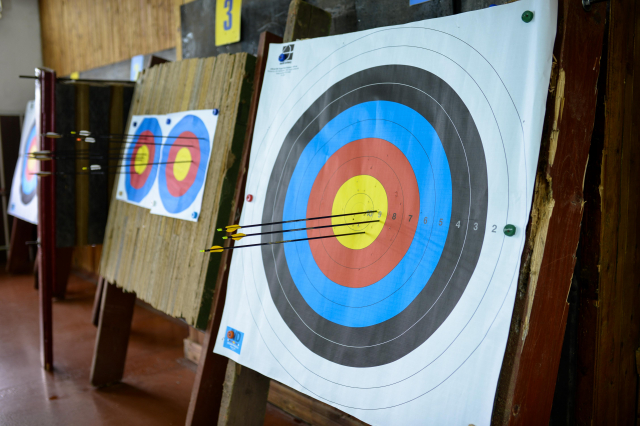 Відкрите тренування зі стрільби з лука воїнів АТО у Львові. Фото: Гал-інфо

