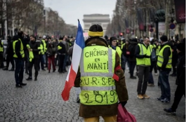 У Франції тривають протести "жовтих жилетів"//Фото: AFP
