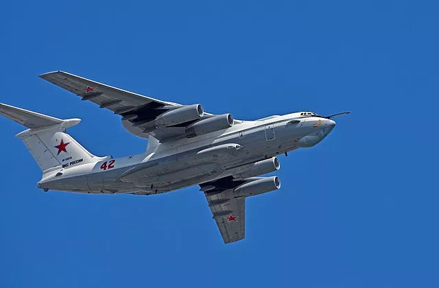 Літак A-50 під час параду російських військ у 2020 році/ Wikimedia Commons