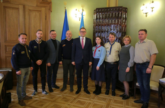 Маркіян Мальський зустрівся з представниками організації "Скаутство Європи в Україні"