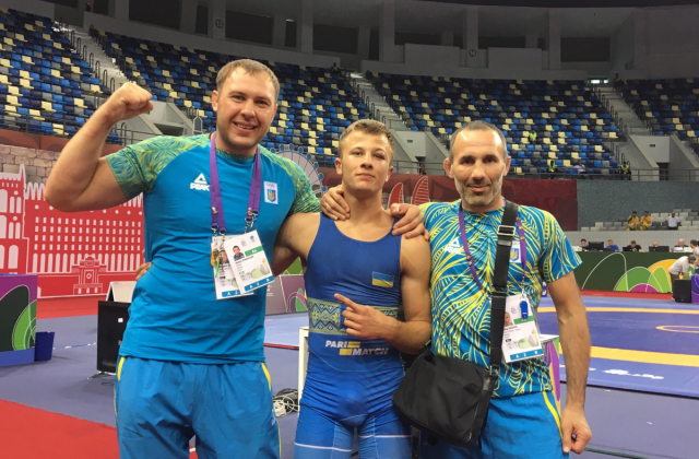 Борець греко-римського стилю отримав бронзову медаль у Баку. Фото: НОК України