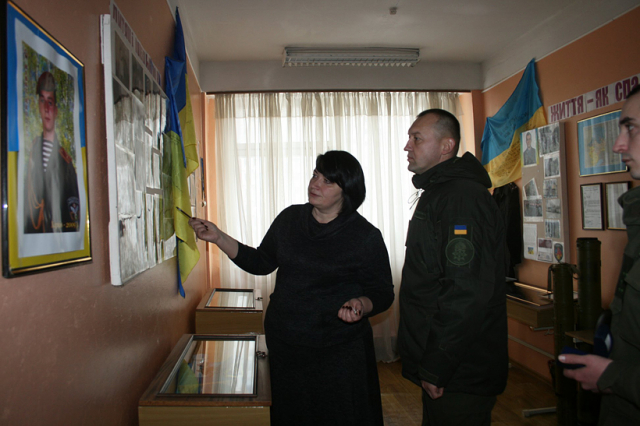 У київській школі створили музей в шану загиблому в АТО випускнику Академії НГУ