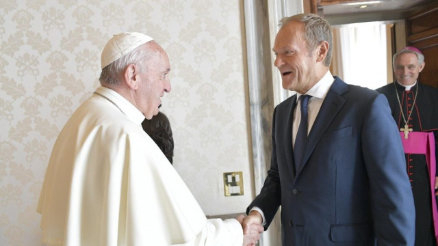 Папа Франциск прийняв Голову Європейської Ради Дональда Туска