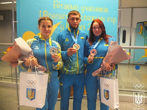 Українці отримали три високі нагороди на Всесвітніх пляжних іграх