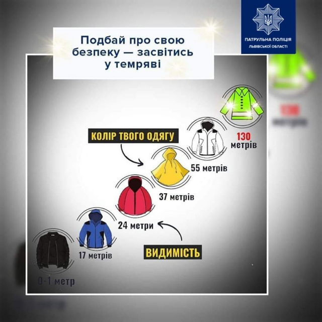 Інфографіка патрульної поліції Львівщини